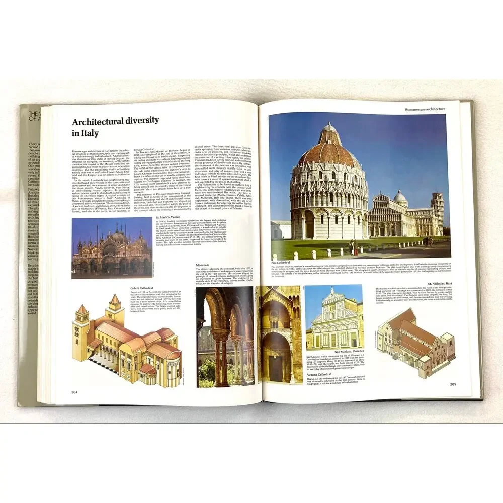 The World Atlas of Architecture Oversize Hardcover Book ISBN:0517668750 Vintage